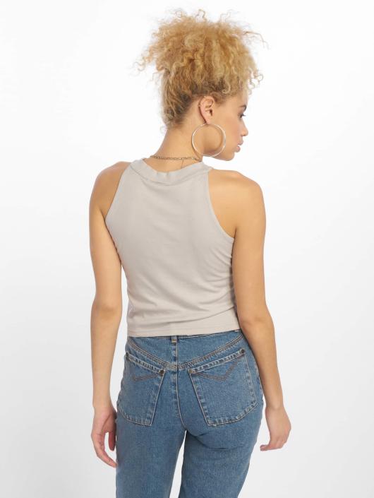 Urban Classics Tops sans manche Rib gris